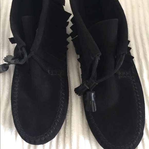Rag & Bone Ghita Fringe trim tassel booties - Picture 14 of 16